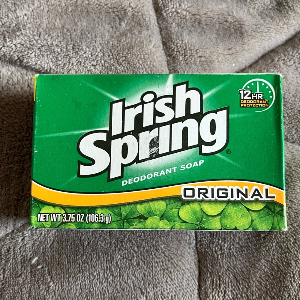 New Vintage Irish Spring Deodorant Soap Bar Original 3.2 oz